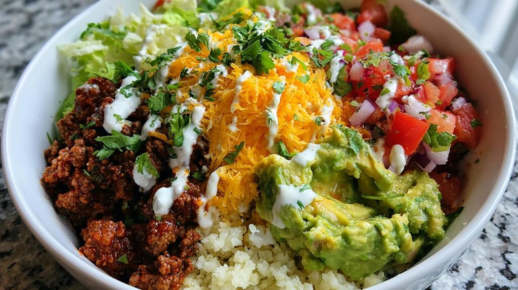 low carb burrito bowl
