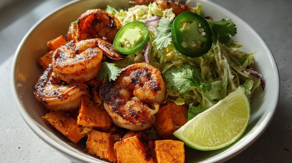spicy shrimp bowl