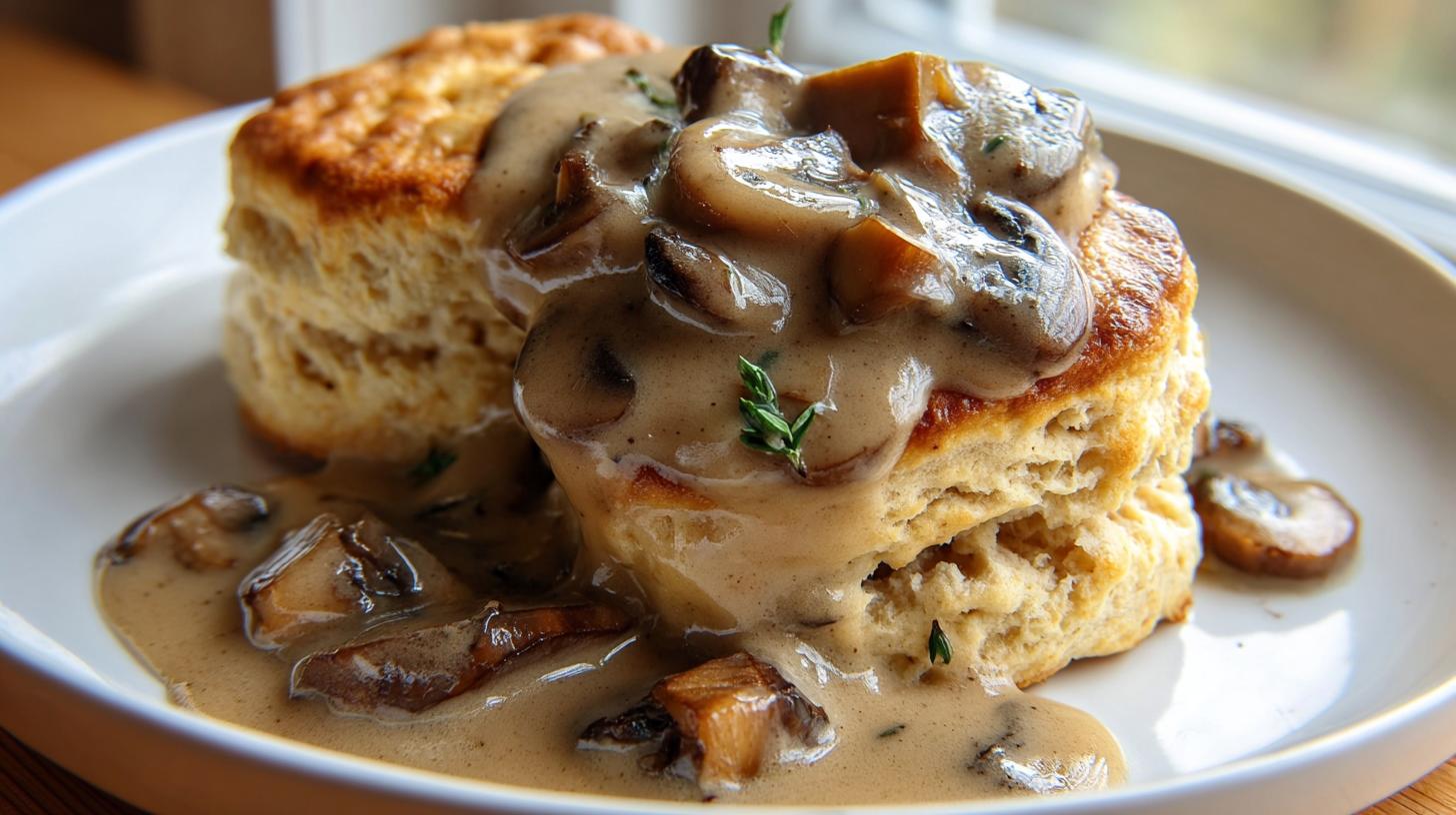 vegan biscuits and gravy