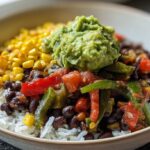 Black Bean Veggie Rice Bowl