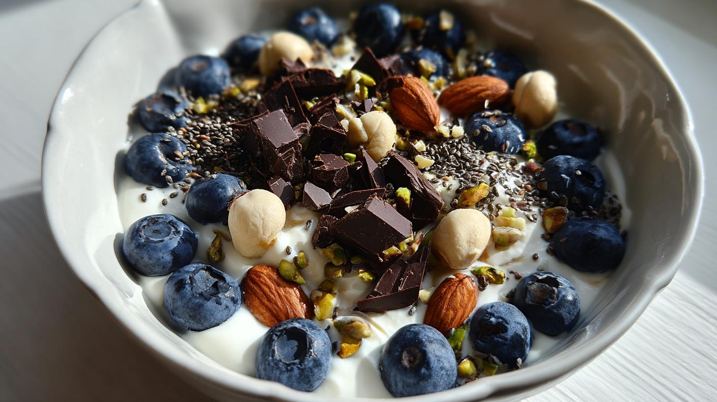 Blueberry yogurt bowl