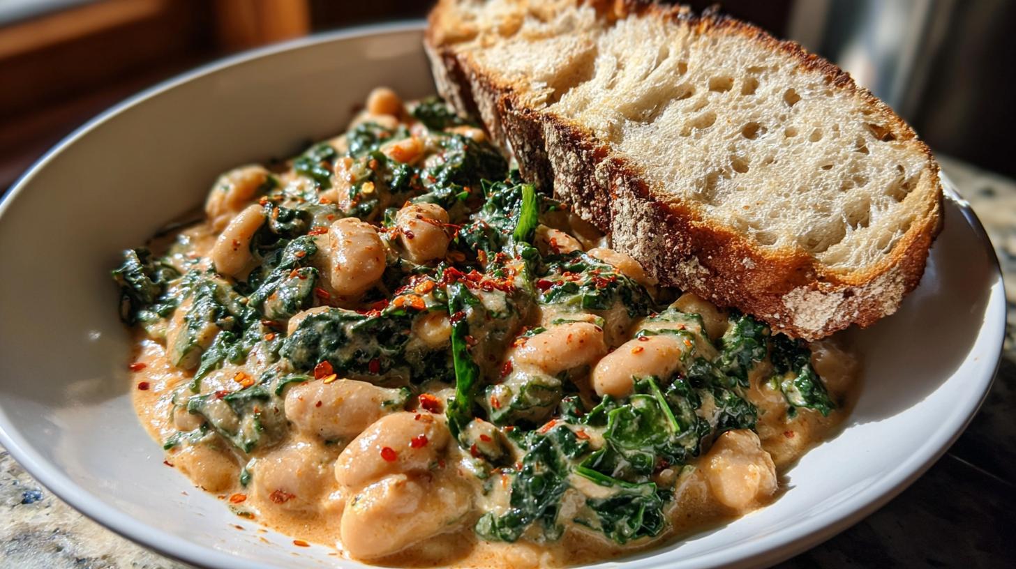 Creamy Cashew White Beans