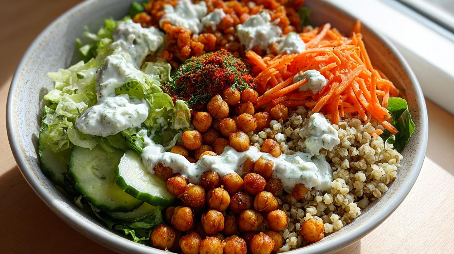 Mediterranean Chickpea Grain Bowl