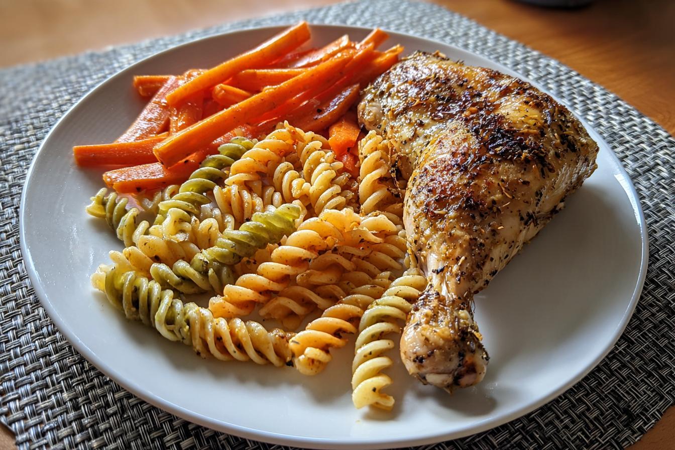 baked chicken leg quarters recipe