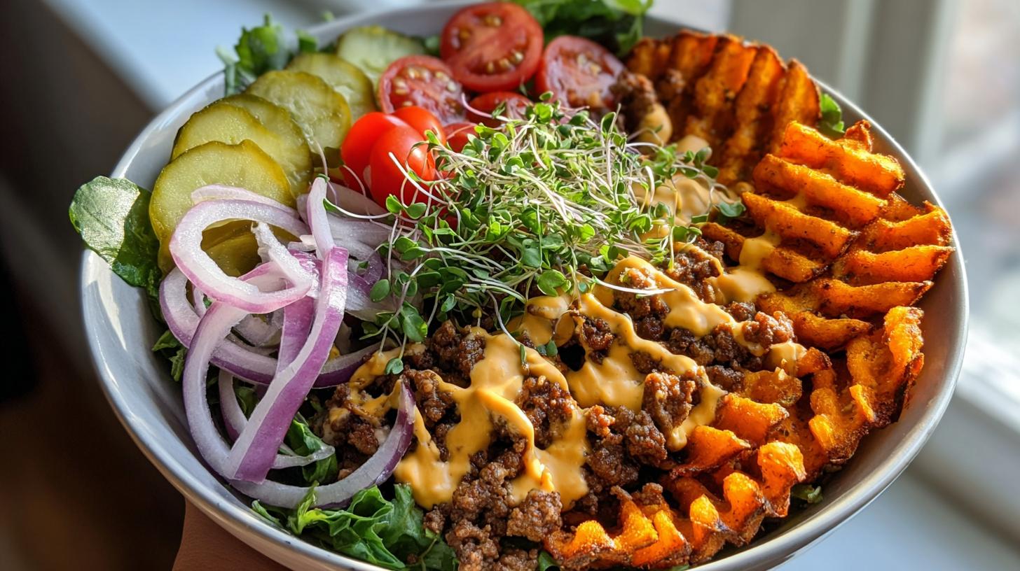 cheeseburger bowl recipe