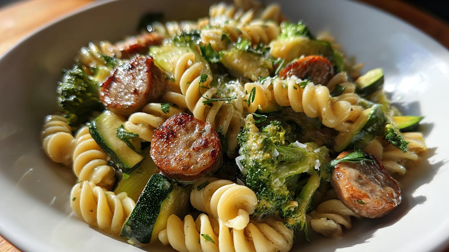chicken sausage pasta