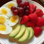high protein breakfast plate