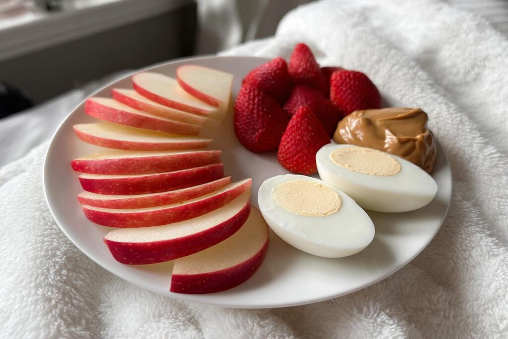 high protein snack plate