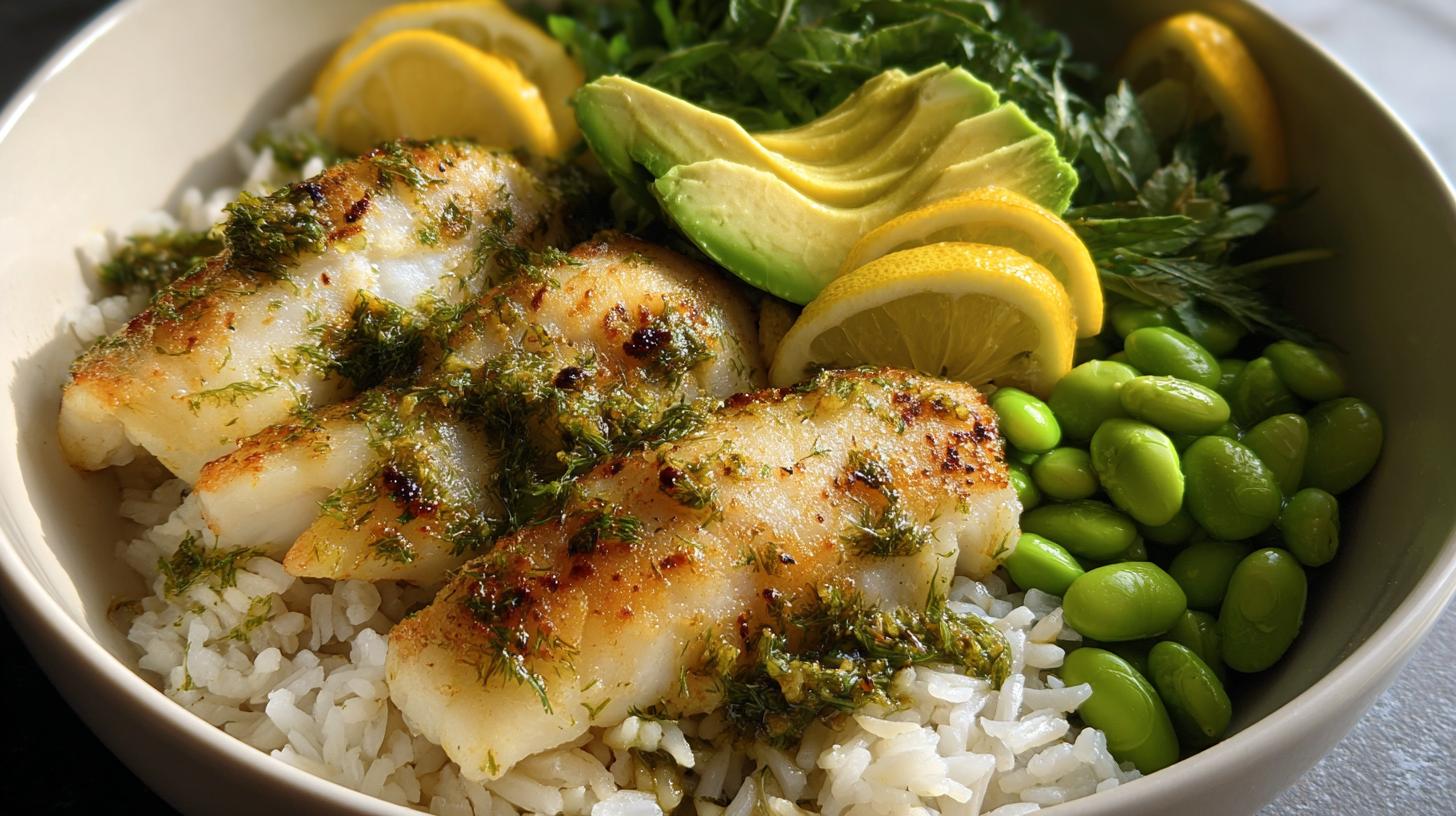 lemon herb fish bowl