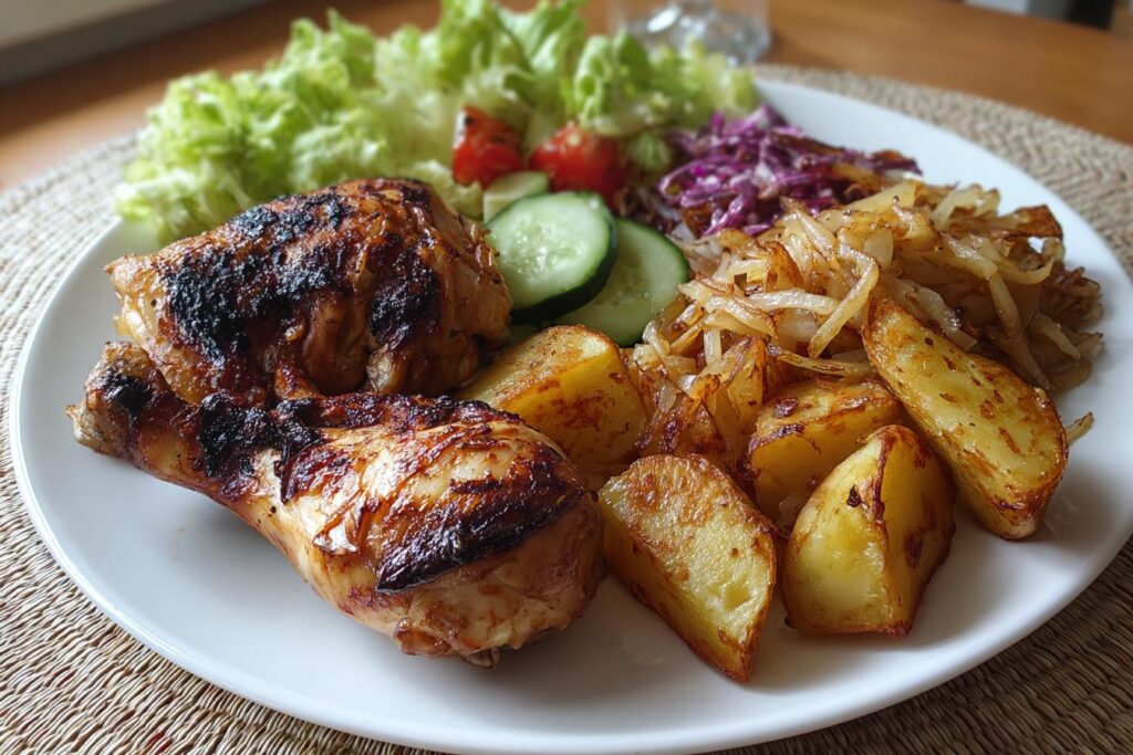 roasted chicken leg quarters recipe