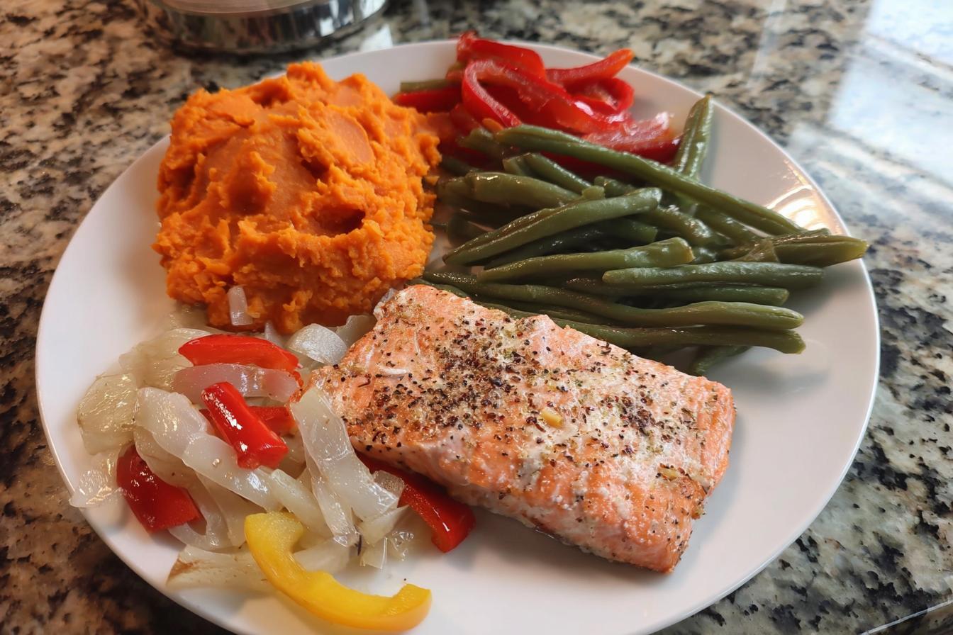 Baked Salmon Dinner