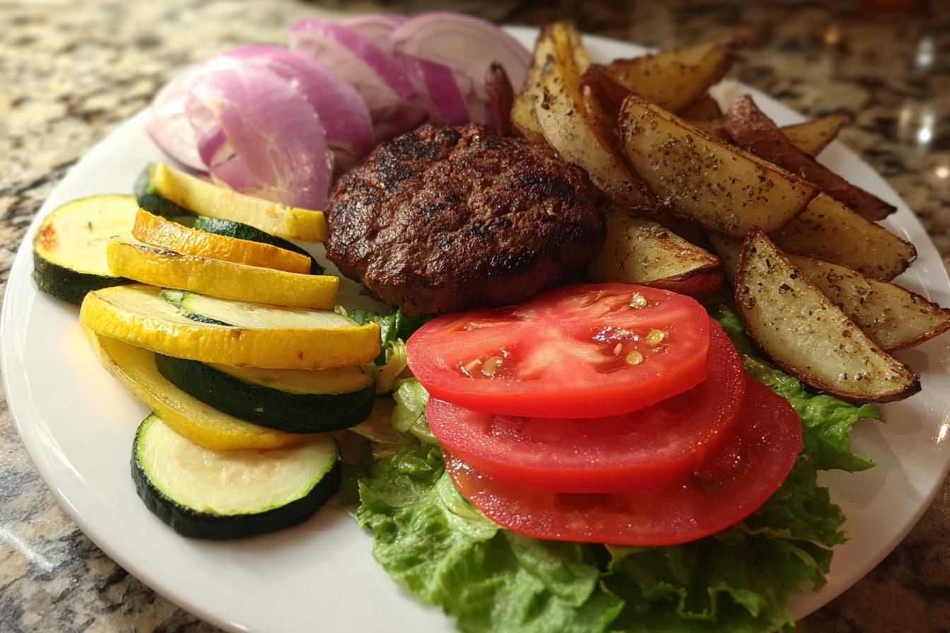 Bunless Burger Plate