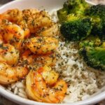 Garlic Butter Shrimp Rice Bowl