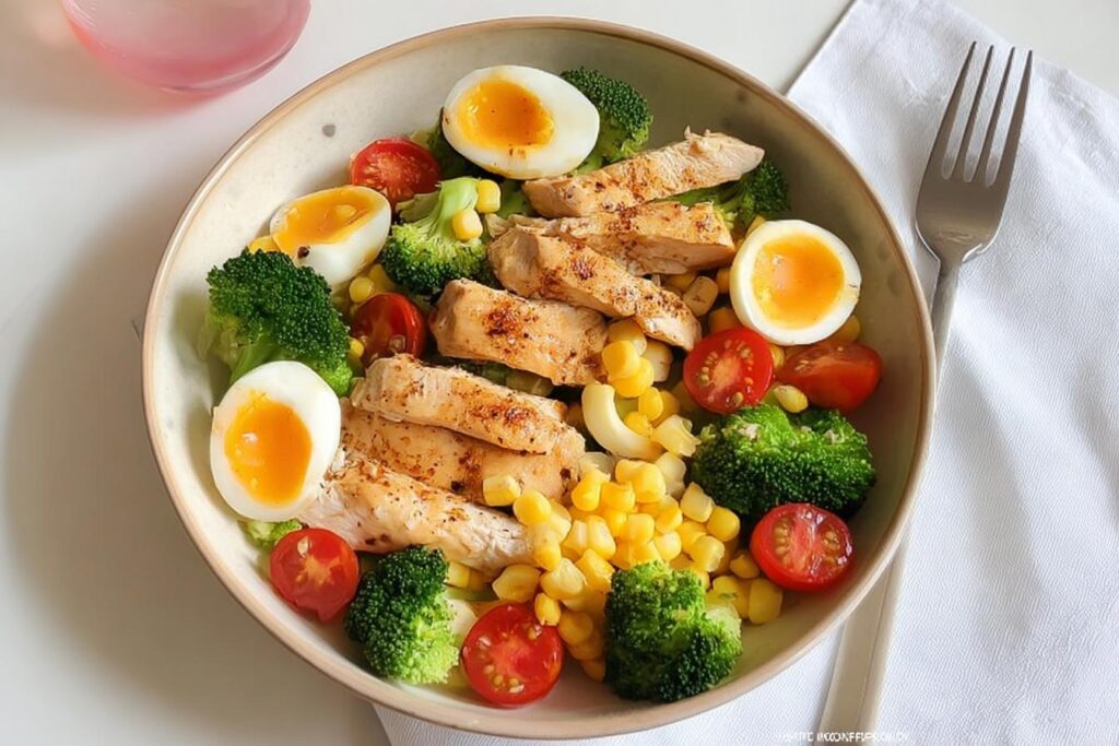 Grilled Chicken Egg Salad