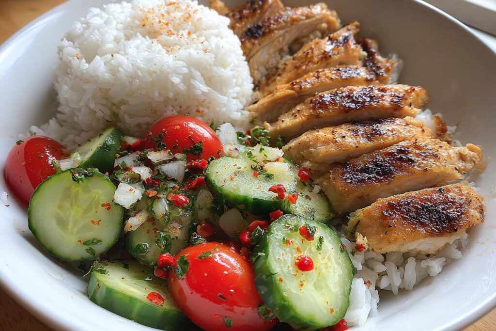 Grilled Chicken Rice Bowl