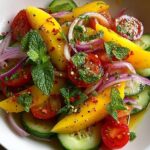 Mango Cucumber Tomato Salad